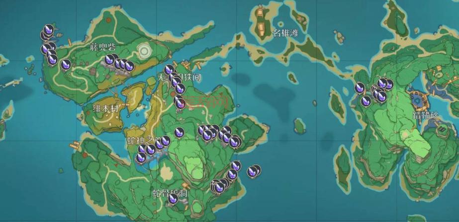 原神晶化骨髓位置大全：踏鞴砂、藤兜砦等采集点一览