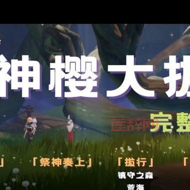 原神神樱大祓第二个结界卡住了？这个解法你肯定没试过！