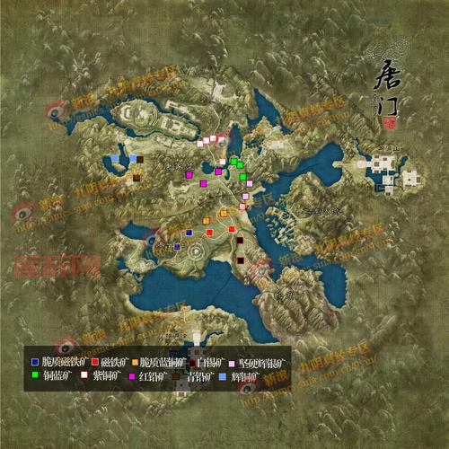 九阴真经各地图矿石分布一览，再也不愁找不到矿！