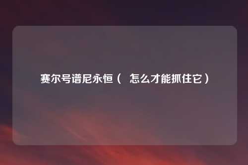 赛尔号谱尼永恒（  怎么才能抓住它）